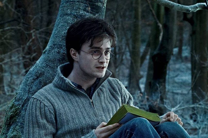 Daniel Radcliffe, intérprete de Harry Potter, em cena de Harry Potter e as Relíquias da Morte, 2010