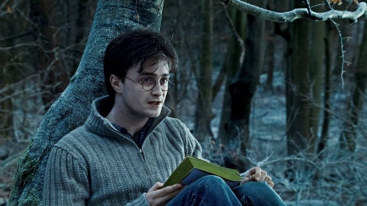 Daniel Radcliffe, intérprete de Harry Potter, em cena de Harry Potter e as Relíquias da Morte, 2010