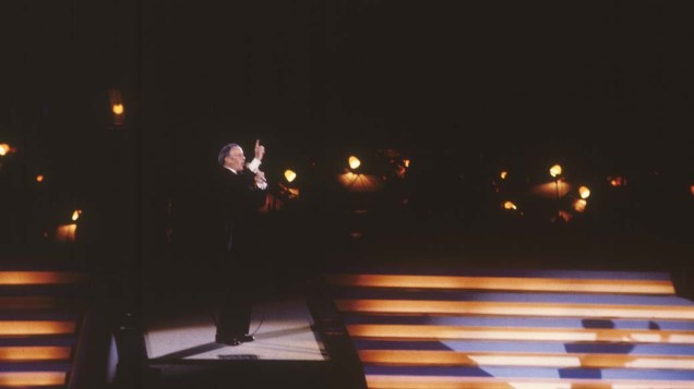 O cantor Frank Sinatra realizou um show no Maracanã em 1980