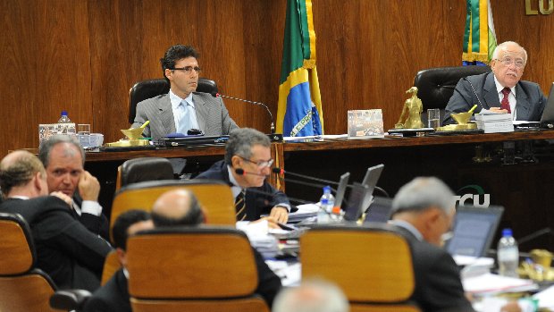 Sessão do Tribunal de Contas da União, em Brasília