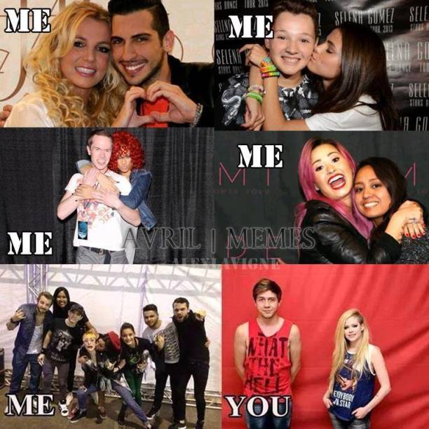 Ao contrário de outros artistas, Avril Lavigne parece preferir manter distância de seus fãs Ao contrário de outros artistas, Avril Lavigne parece preferir manter distância de seus fãs