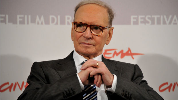 O compositor Ennio Morricone, que disse não querer mais trabalhar com Tarantino