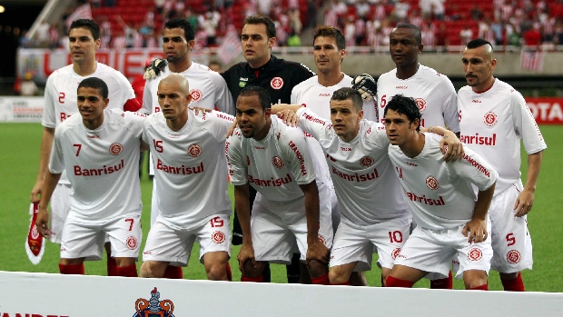 Internacional antes da primeira partida da final da Libertadores 2010