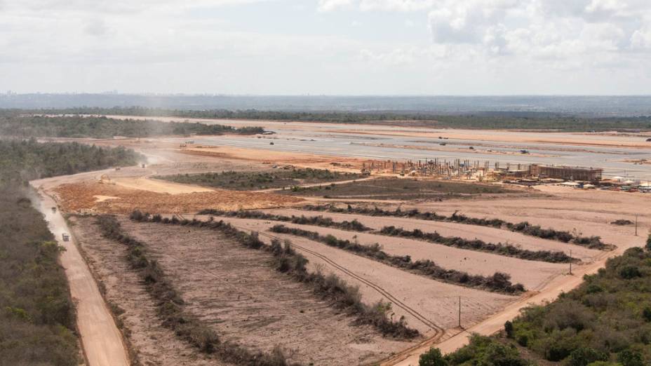 Construção do Aeroporto Internacional São Gonçado do Amarante, na região metropolitana de Natal