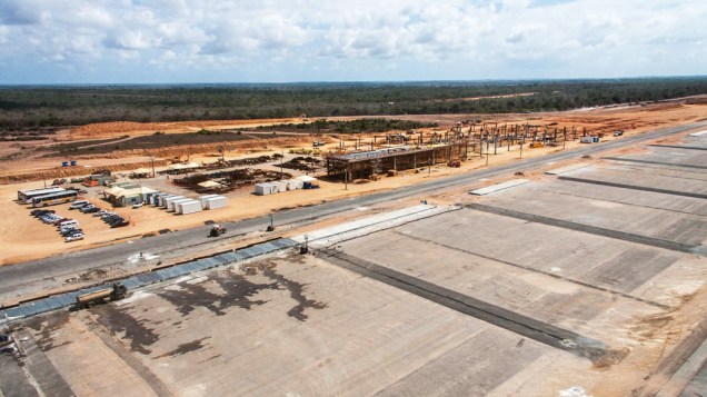 Construção do Aeroporto Internacional São Gonçado do Amarante, na região metropolitana de Natal