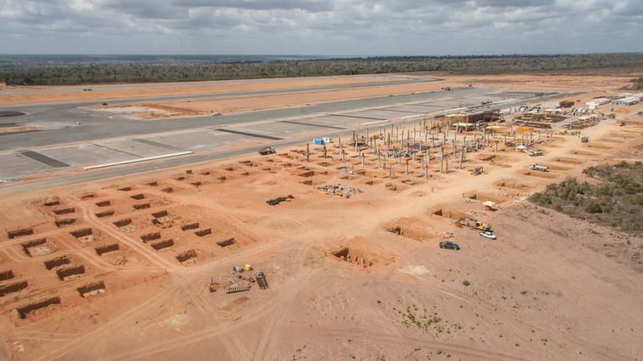 Construção do Aeroporto Internacional São Gonçado do Amarante, na região metropolitana de Natal