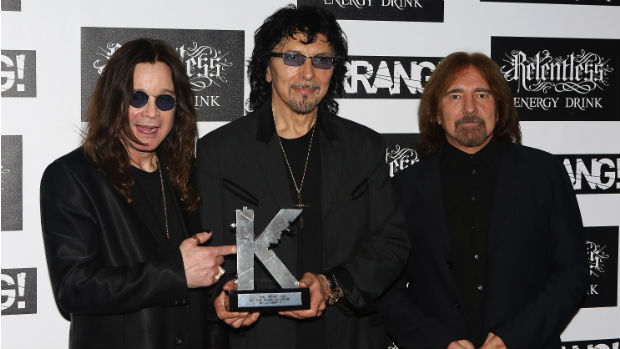 Os membros do Black Sabbath: disco juntos depois de 35 anos