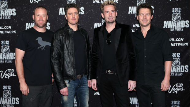 Membros da banda Nickelback