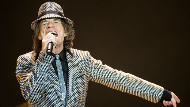 Mick Jagger durante show comemorativo de 50 anos dos Rolling Stones na O2 Arena, em Londres