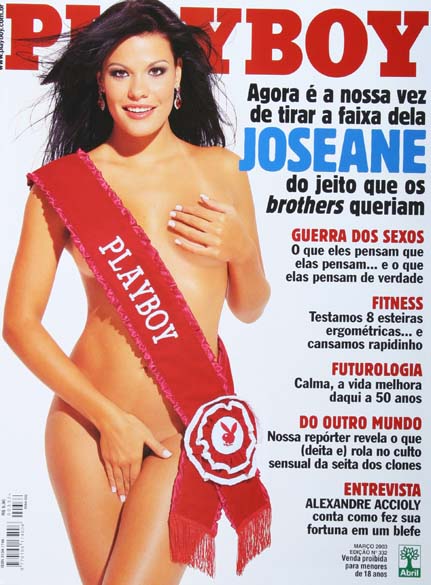 Revista Playboy Brasil suas capas e musas - A ex BBB Jaqueline