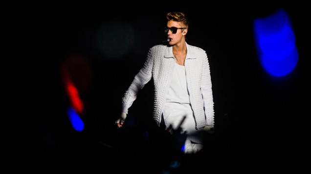 Justin Bieber se apresenta na Arena Anhembi, em São Paulo