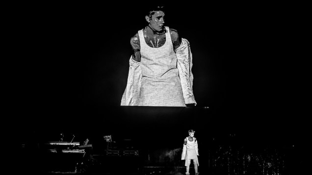 Justin Bieber se apresenta na Arena Anhembi, em São Paulo