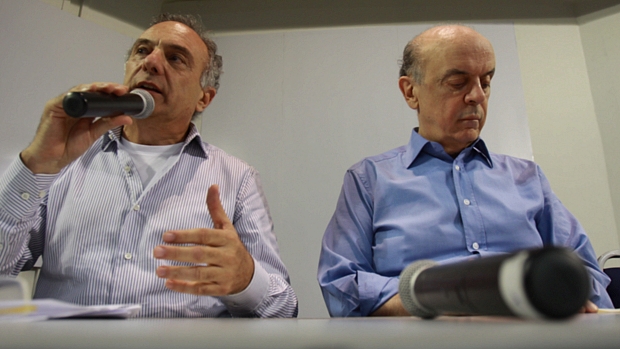 O deputado Ricardo Tripoli reuniu cerca de cem lideranças locais para declarar apoio a José Serra