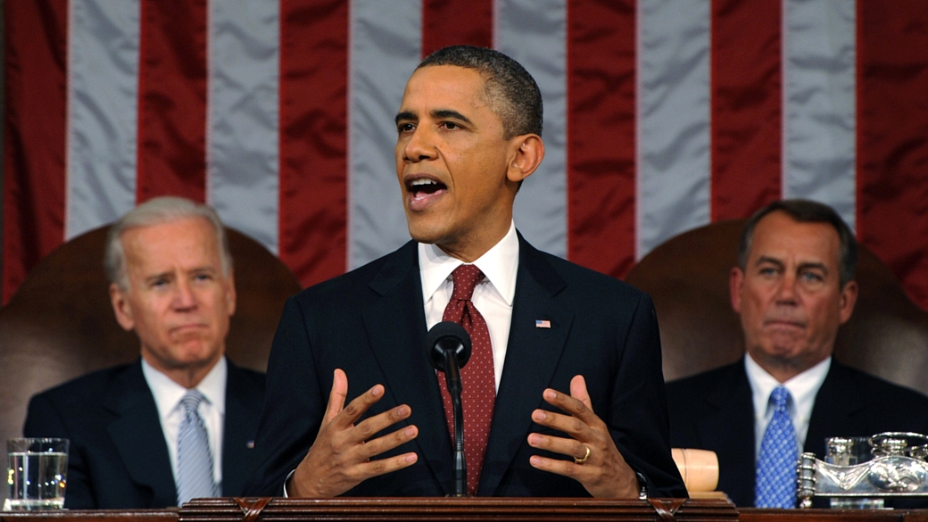Barack Obama discursa no Congresso americano