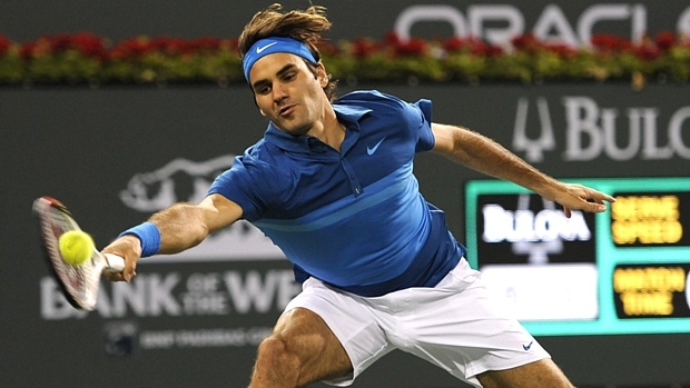 Roger Federer já venceu três vezes o Masters de Indian Wells