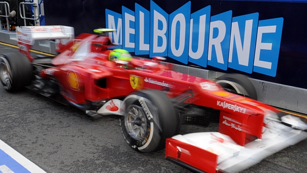 Felipe Massa durante treino classificatório para o GP de Melbourne