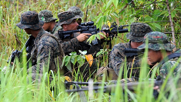 Marines realizam exercício militar nas Filipinas: presença do exército americano no Sudeste Asiático vai aumentar