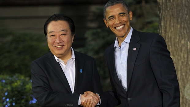 Obama recebe o premiê japonês Yoshihiko Noda
