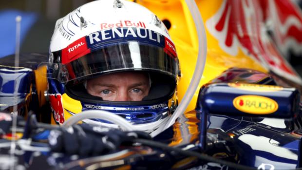 O piloto alemão Sebastian Vettel, da Red Bull, no treino oficial para o Grande Prêmio da Europa de Fórmula 1