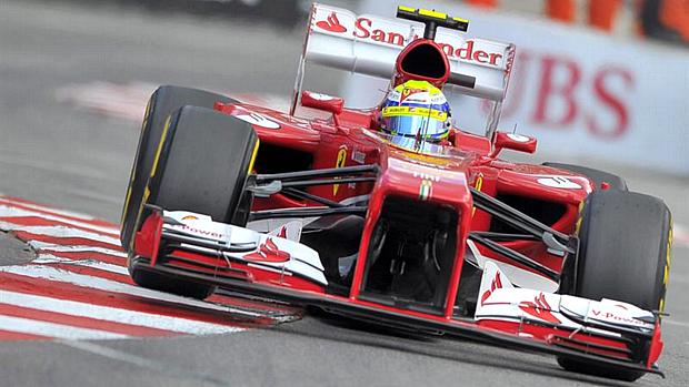Felipe Massa nos treinos do GP de Mônaco