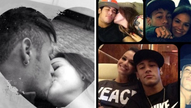 Neymar poetou em resposta à foto de beijo postada por Bruna Marquezine: "Paz e amor. É o que eu quero pra nós. E que nada nesse mundo cale a nossa voz. Céu e mar e alguém para amar. E o arrepio toda vez que a gente se encontrar... Feliz Dia dos Namorados"