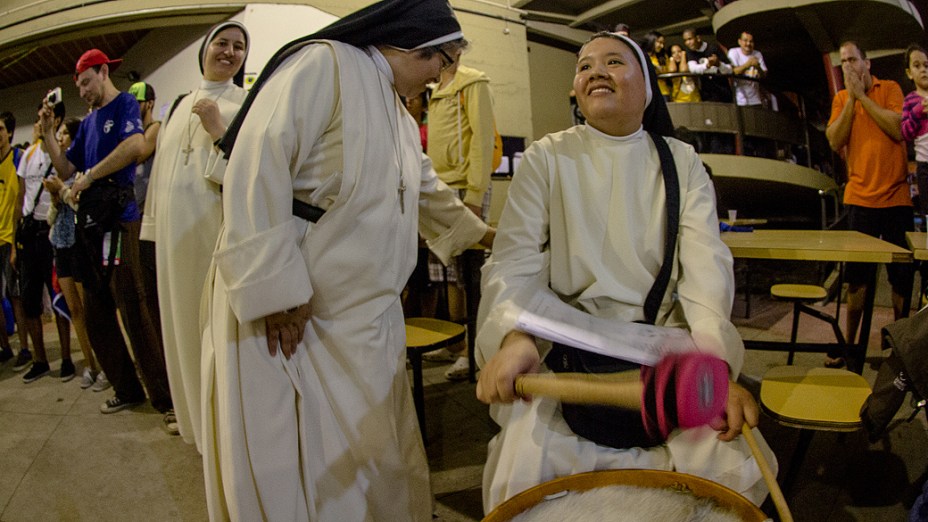 A Jornada Mundial da Juventude ocorre entre os dias 23 e 28 de julho e marca a primeira viagem do papa Francisco ao exterior