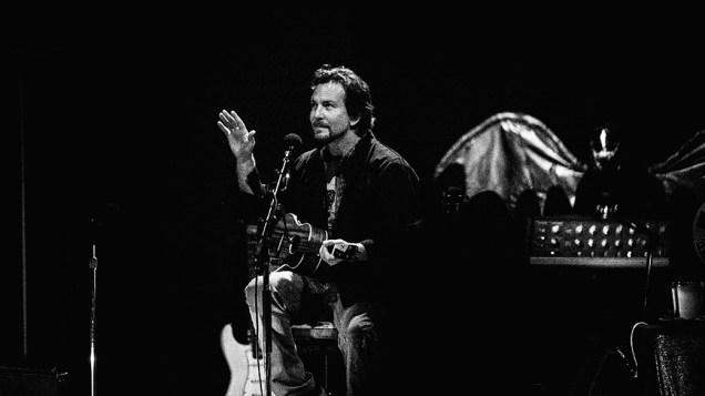 O vocalista da banda Pearl Jam, apresentou canções de sua carreira solo
