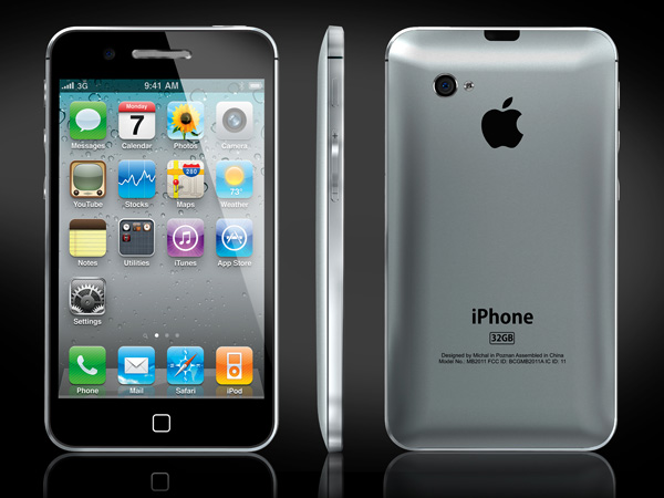 iPhone 5: design parece mais uma mistura da versão 3G com a 4S do iPhone. O fim da traseira de vidro é um assunto muito debatido entre os usuários da marca