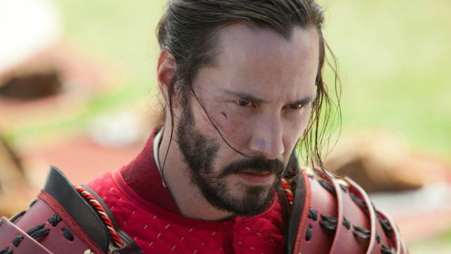 Keanu Reeves em cena do filme 47 Ronins