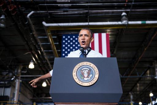 O presidente Barack Obama visitou montadora em Missouri, nesta sexta, onde também comentou os avanços da indústria automobilística em seu governo