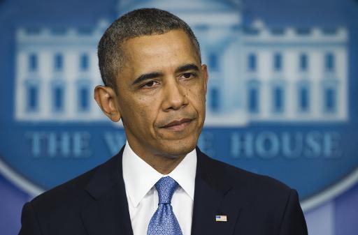 O presidente dos Estados Unidos, Barack Obama, na Casa Branca, em Washington, em 30 de setembro de 2013