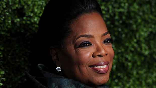 A apresentadora de TV Oprah Winfrey