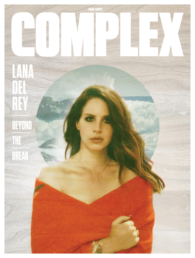 A cantora Lana Del Rey na capa da revista 'Complex'