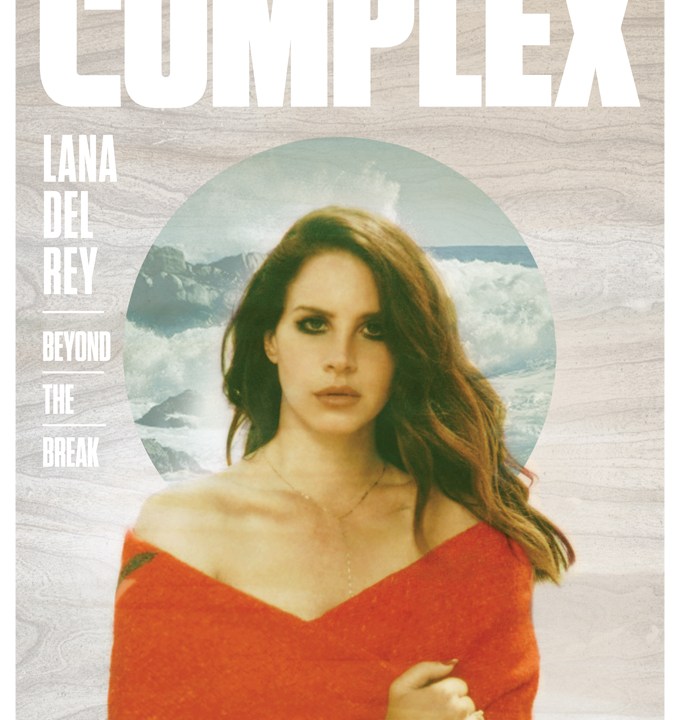 A cantora Lana Del Rey na capa da revista 'Complex'