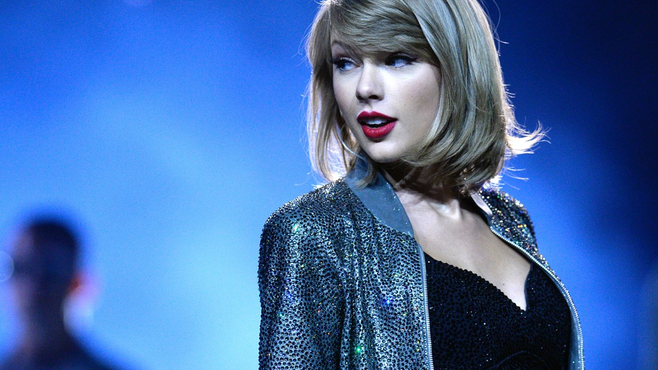 A cantora Taylor Swift, que rompeu com o Spotify acusando de baixo repasse