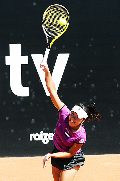 A japonesa Kurumi Nara na final do Rio Open 2014
