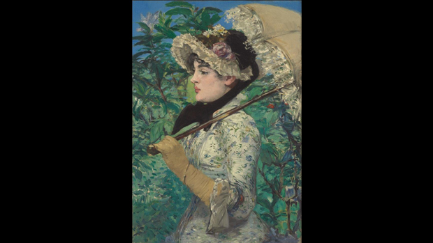 O quadro 'A Primavera', do pintor francês Edouard Manet