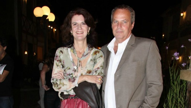 Lícia Manzo com Jayme Monjardim, diretor de 'A Vida da Gente', no lançamento da novela
