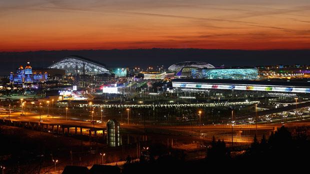 Vista geral do Parque Olímpico de Sochi, na Rússia