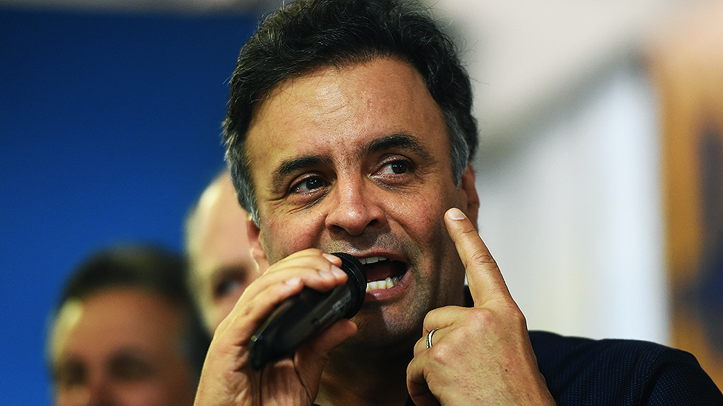 Aécio acredita que irá ao segundo turno contra Dilma