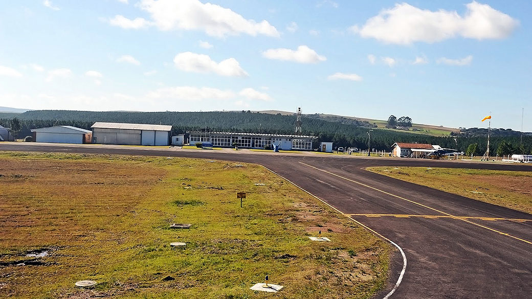 Aeroporto Correia Pinto, em Lages, Santa Catarina