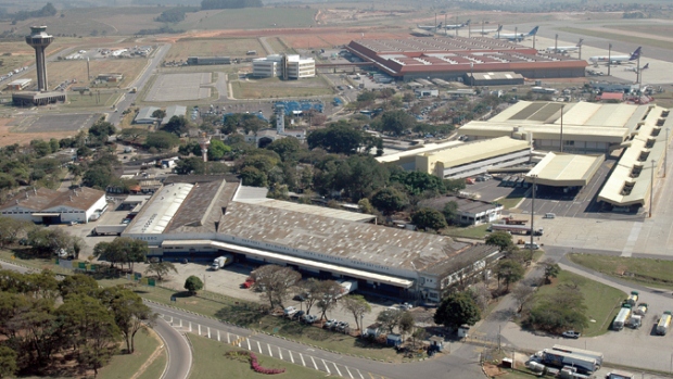 Vista do Aeroporto de Viracopos, em Campinas