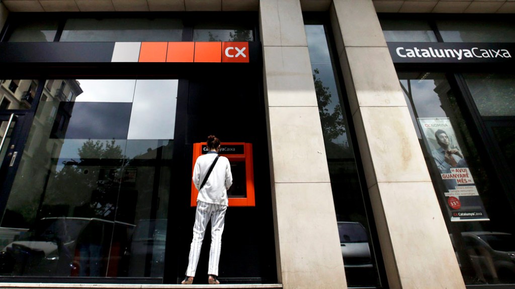 Agência do Banco Catalunya Caixa em Barcelona, Espanha