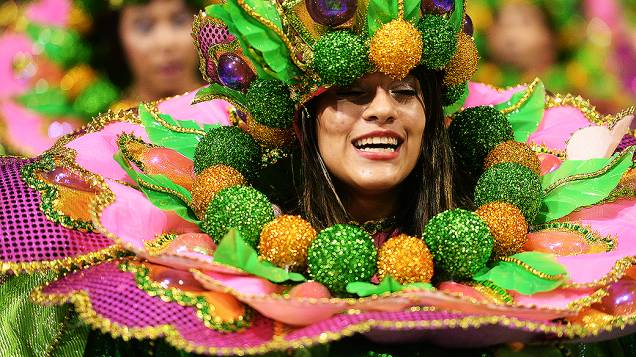 Desfile da Águia de Ouro no Grupo Especial do Carnaval de São Paulo