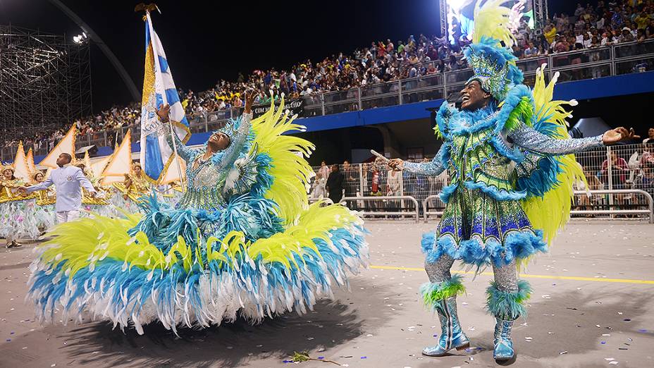 Desfile da Águia de Ouro no Grupo Especial do Carnaval de São Paulo