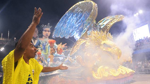 Desfile da Águia de Ouro no Grupo Especial do Carnaval de São Paulo