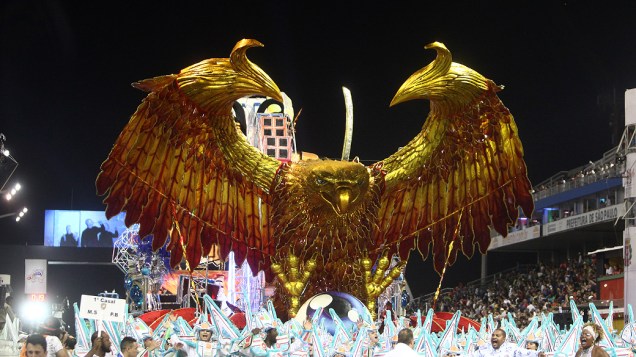 Desfile da Águia de Ouro no Grupo Especial paulistano, no Sambódromo do Anhembi