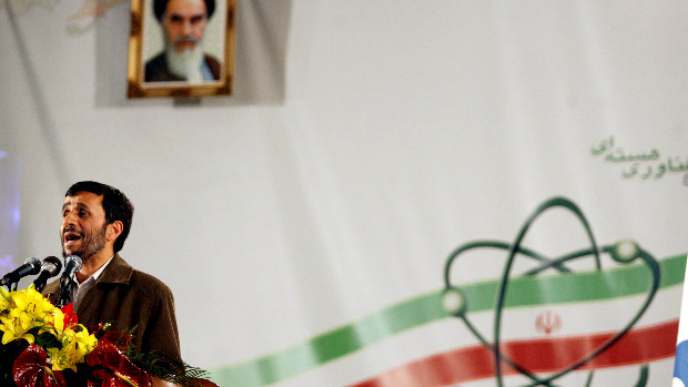 O presidente do Irã, Mahmoud Ahmadinejad