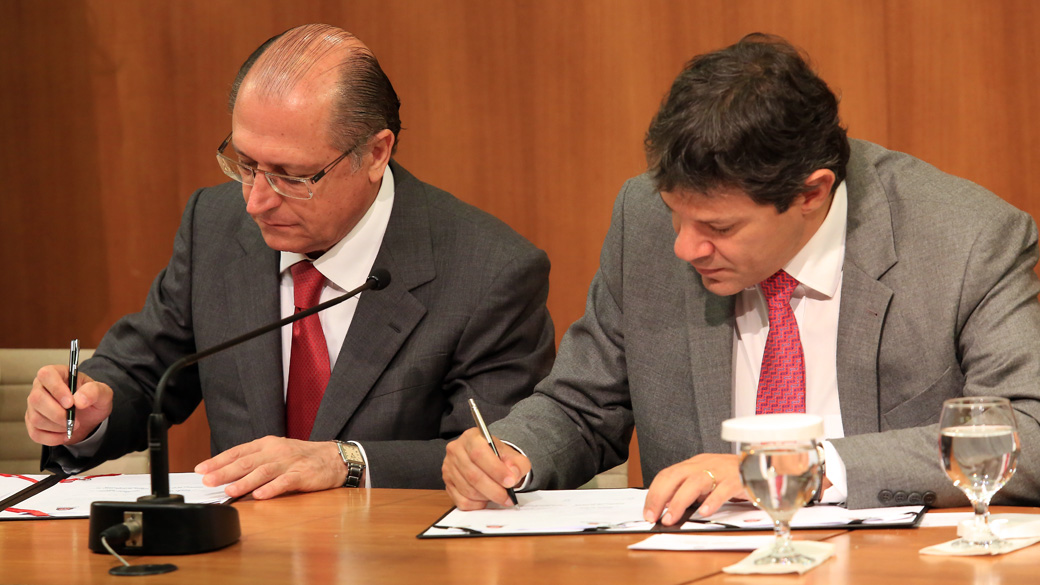 Alckmin e Haddad assinaram protocolo para ampliar fiscalização de boates