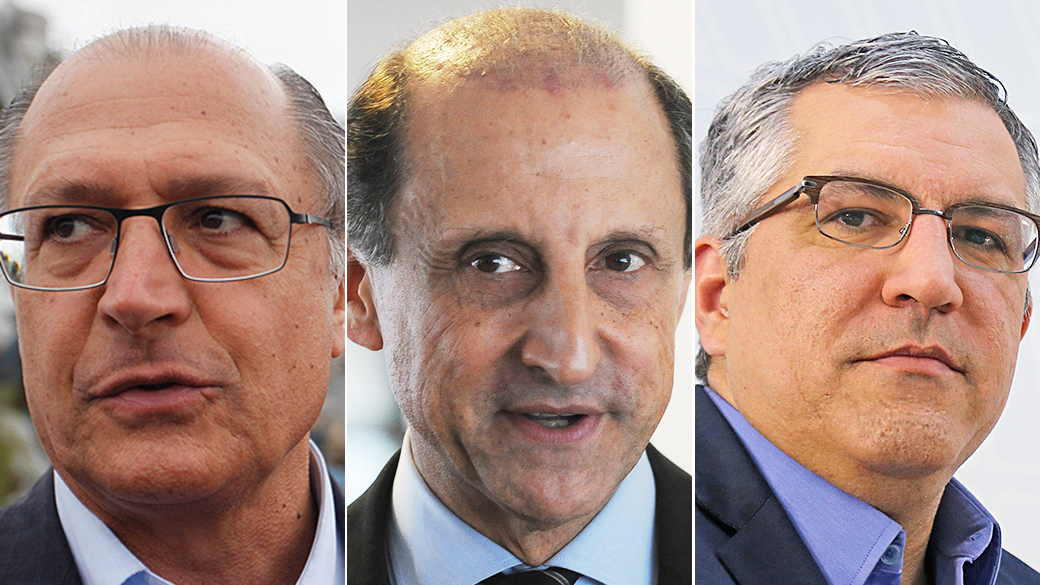 Geraldo Alckmin, Paulo Skaf e Alexandre Padilha